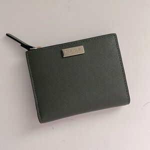 Kate Spade ♠️ Olive Green Wallet with Zip